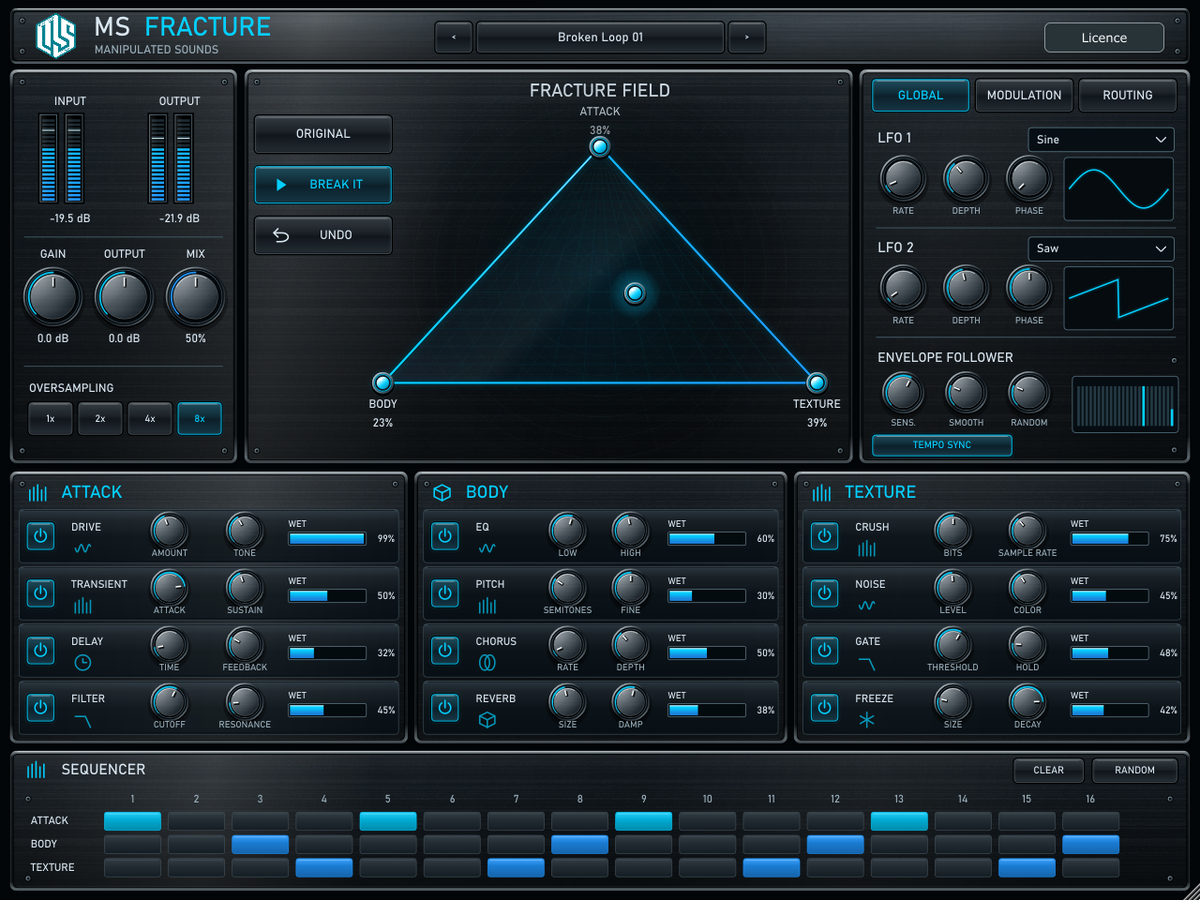 Manipulated Sounds FRACTURE – Structural Multi-Effects VST3 Plugin