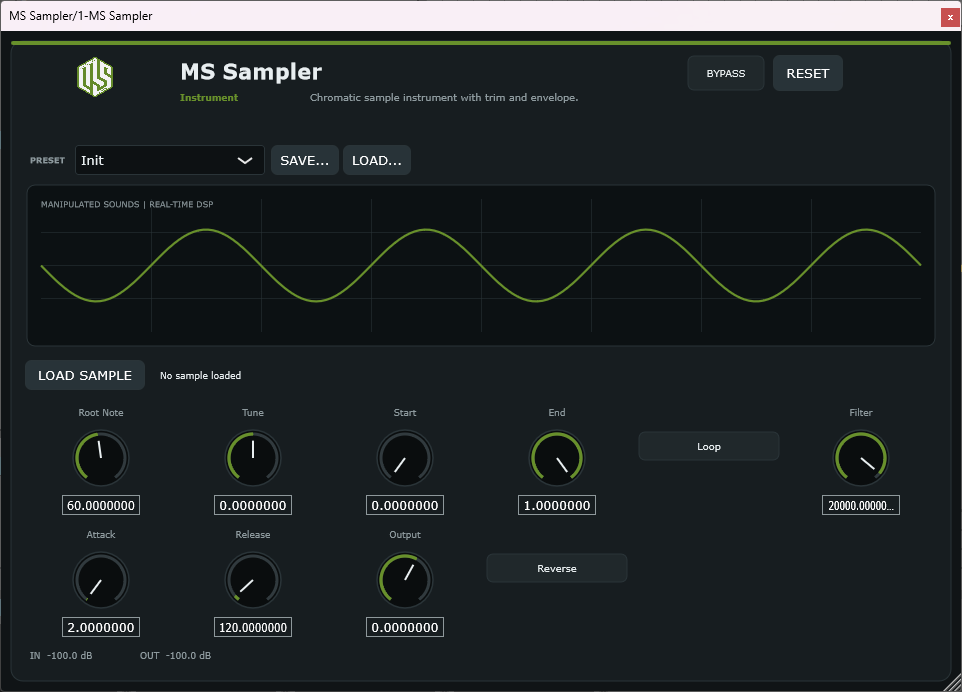 MS Sampler - Sample Instrument VST3
