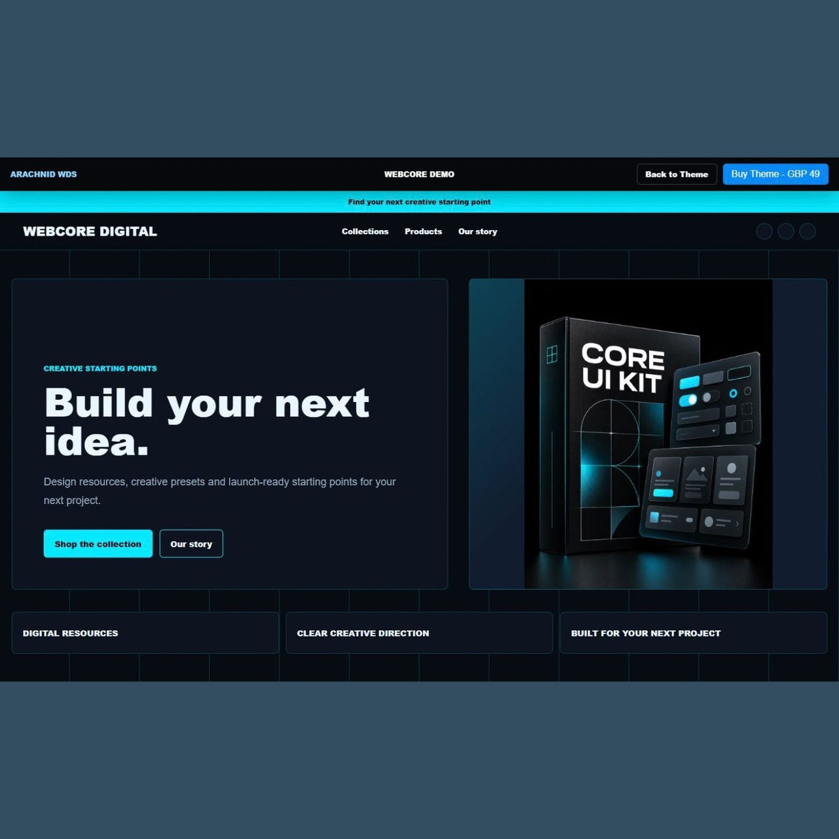 WEBCORE – Shopify Theme