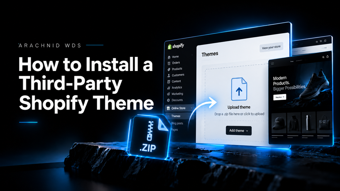 How to Install a Third-Party Shopify Theme from a ZIP File
