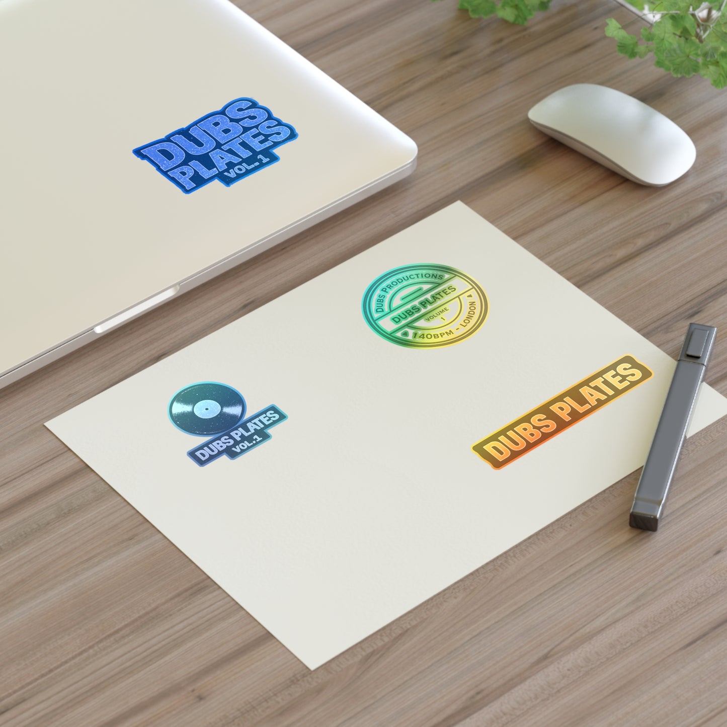 Dubs Plates Vol. 1 | Logo Stickers (4-Pack)