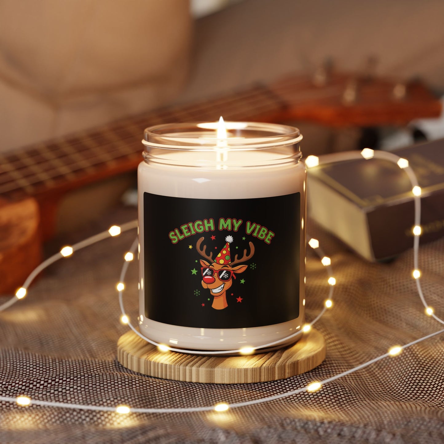Sleigh My Vibe Candle, Soy 9oz | Ugly Christmas Sweater Party Scent