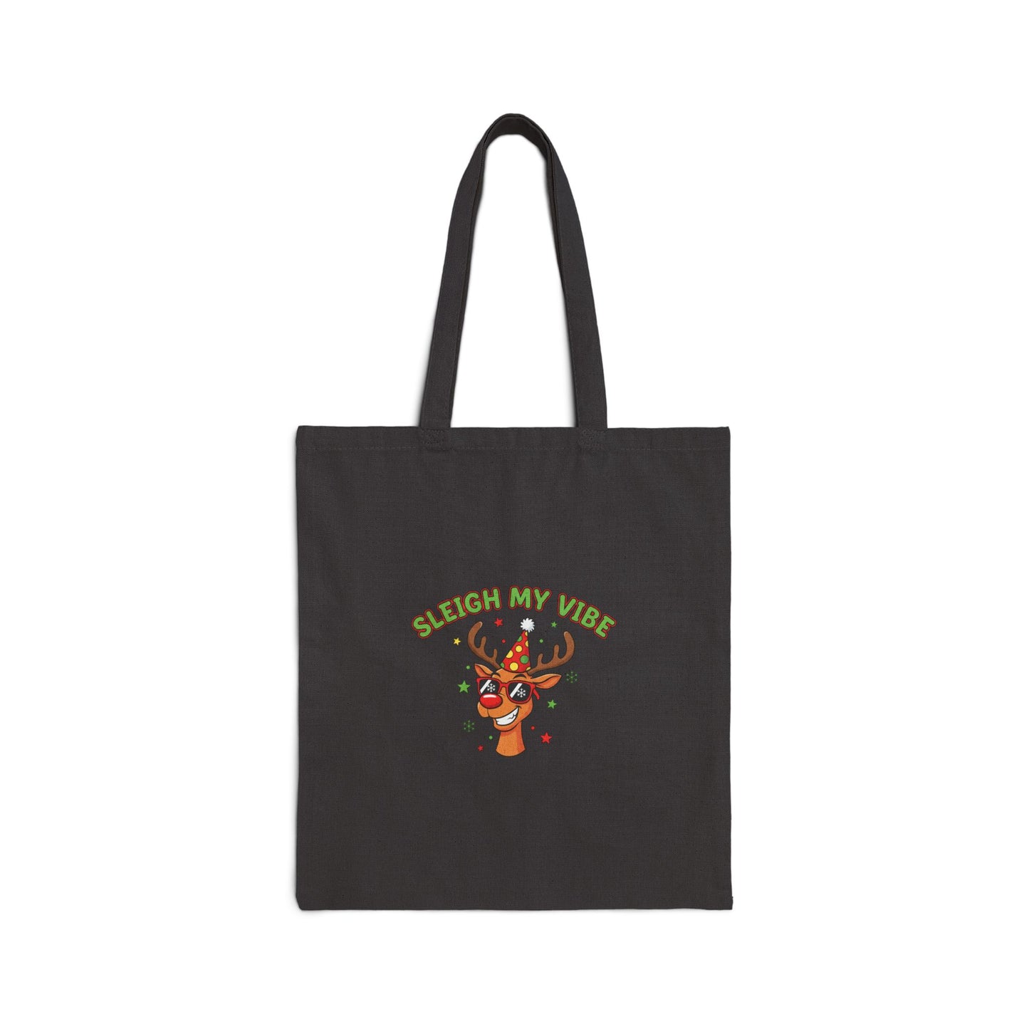 Sleigh My Vibe Tote | Ugly Christmas Sweater Revival, Festive Gag Tote