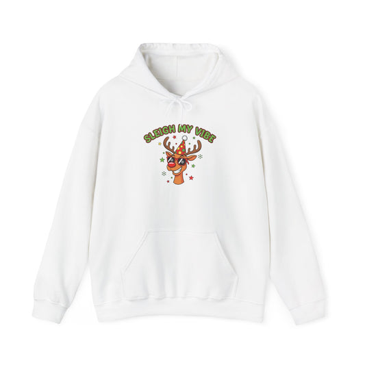 Drunkin' on Xmas Reindeer Hoodie | ugly Christmas sweatshirt, festive gag sweater