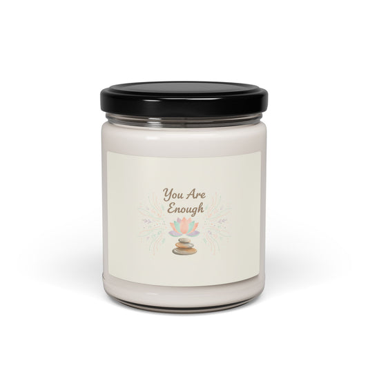 You Are Enough Soy Candle | Affirmation Candle, Mindfulness Wellness