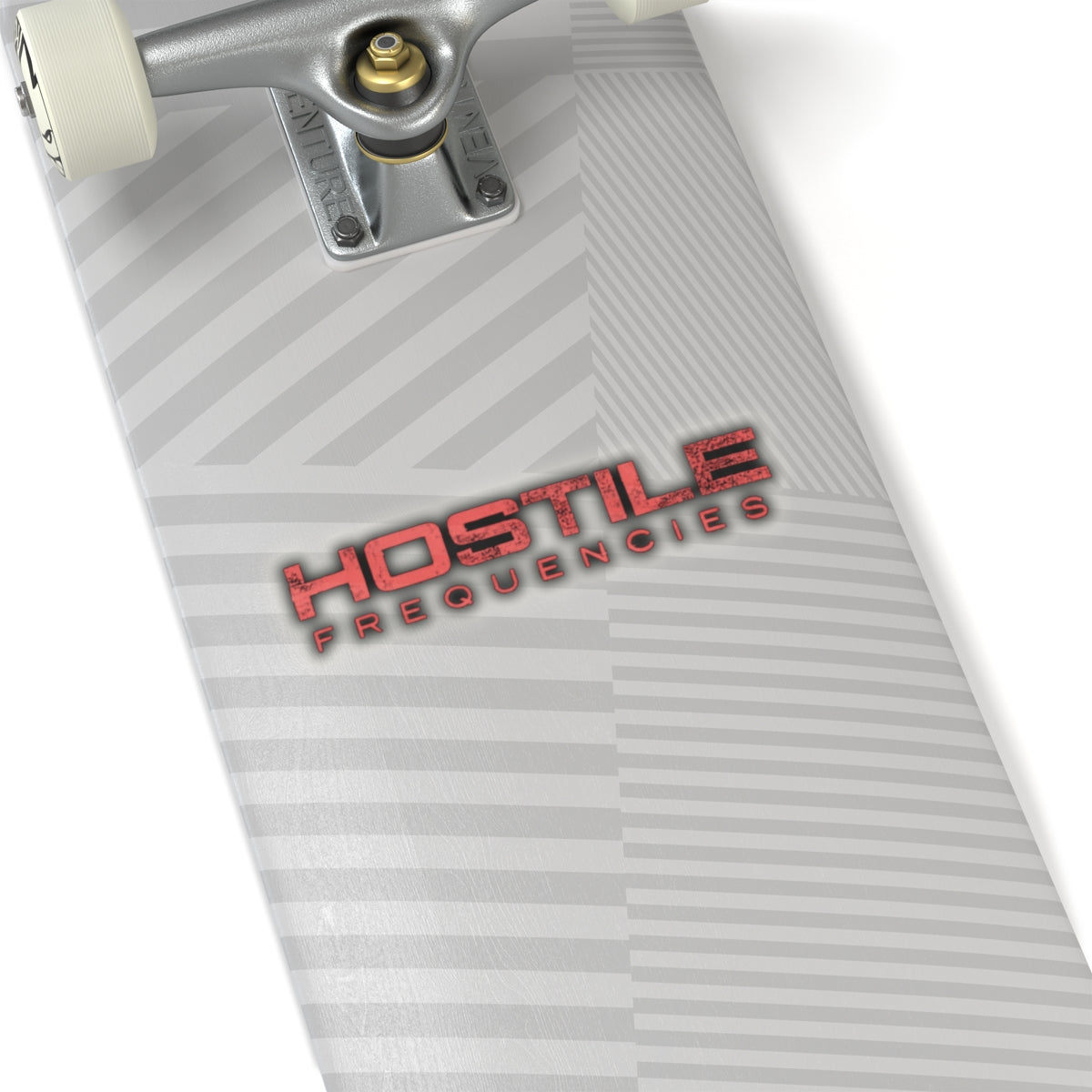 Hostile Frequencies Sticker — Dark Grime Instrumental EP Art