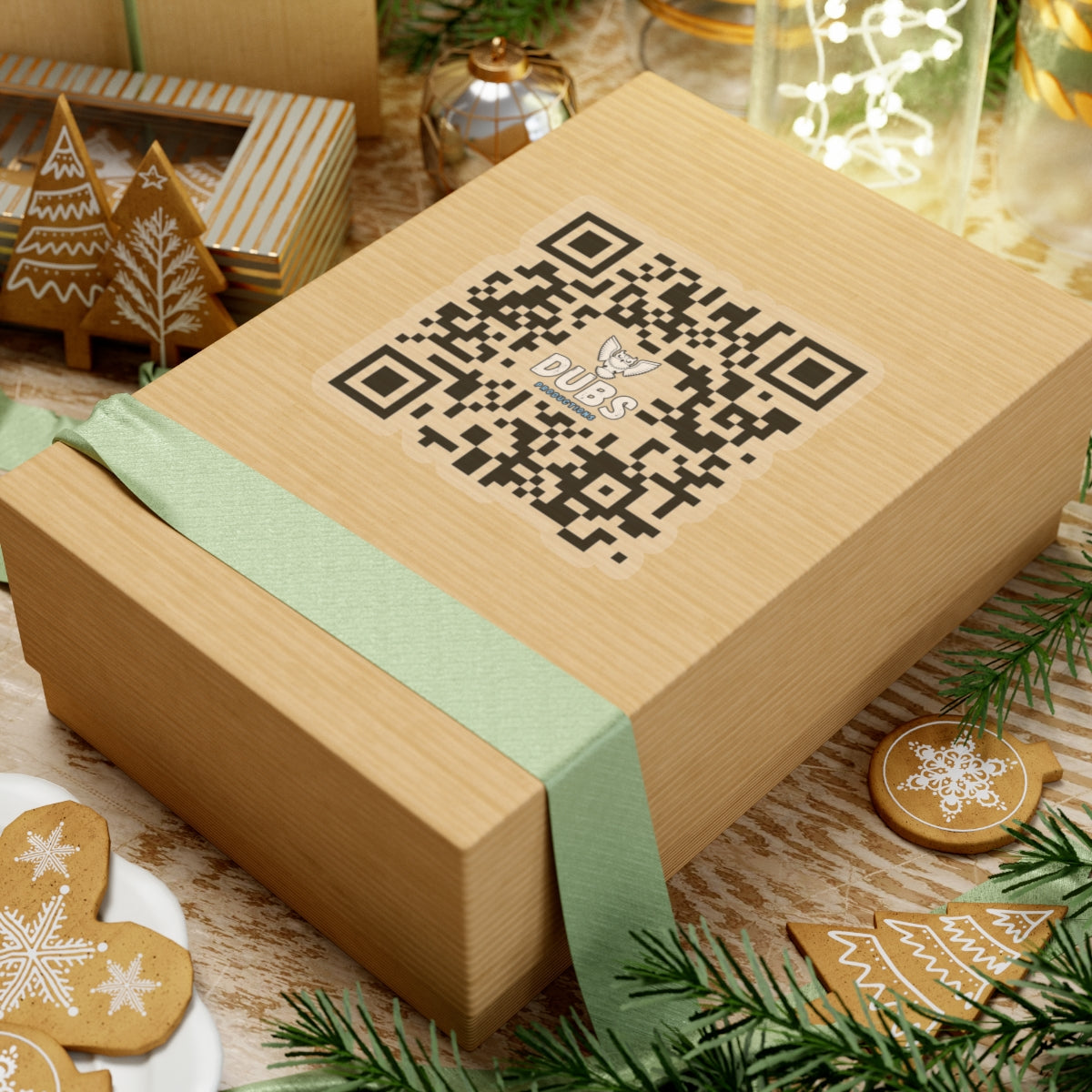 Dubs | Kiss-Cut Sticker | QR Code