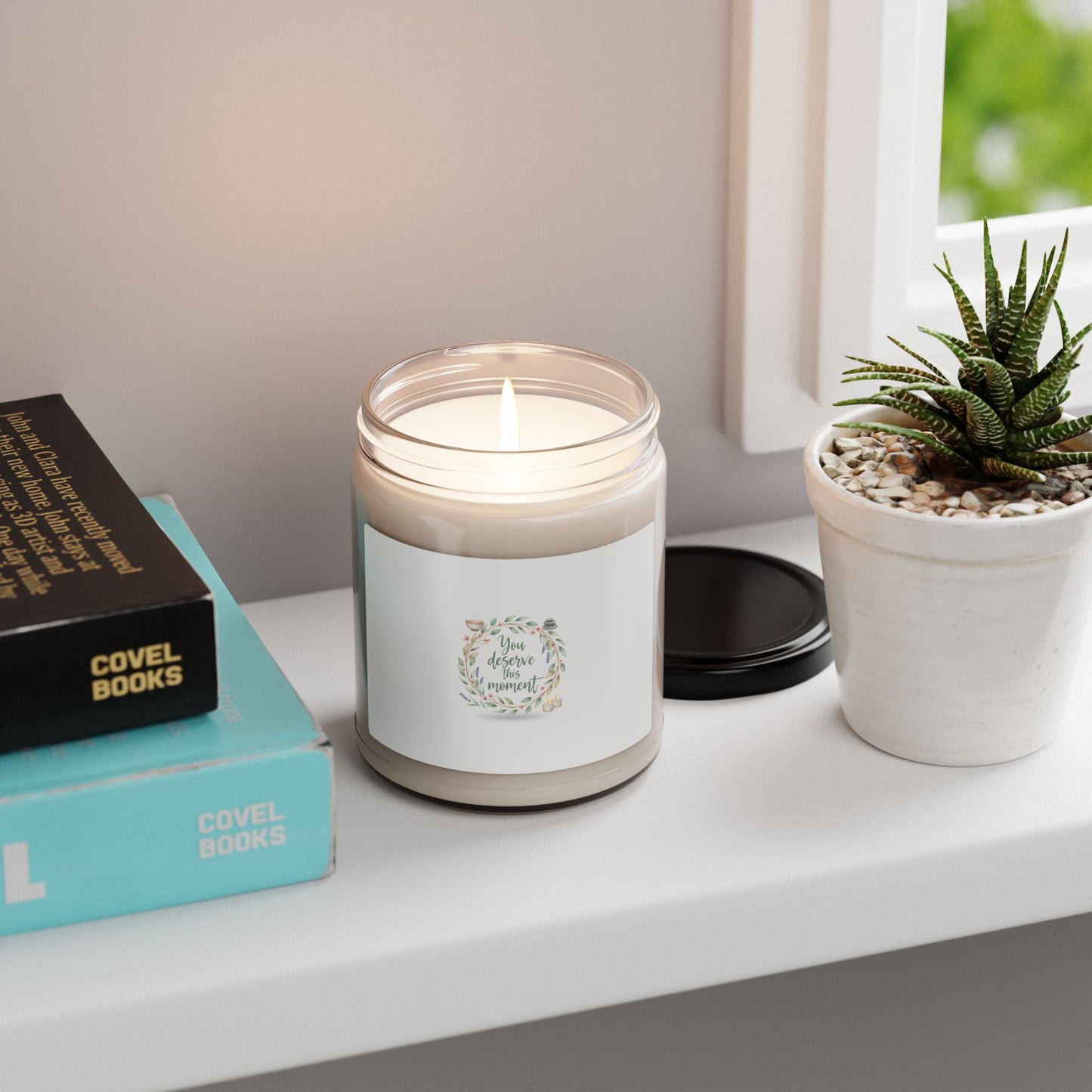 You Deserve This Moment Candle | Soy Candle, Mindfulness, Self Care