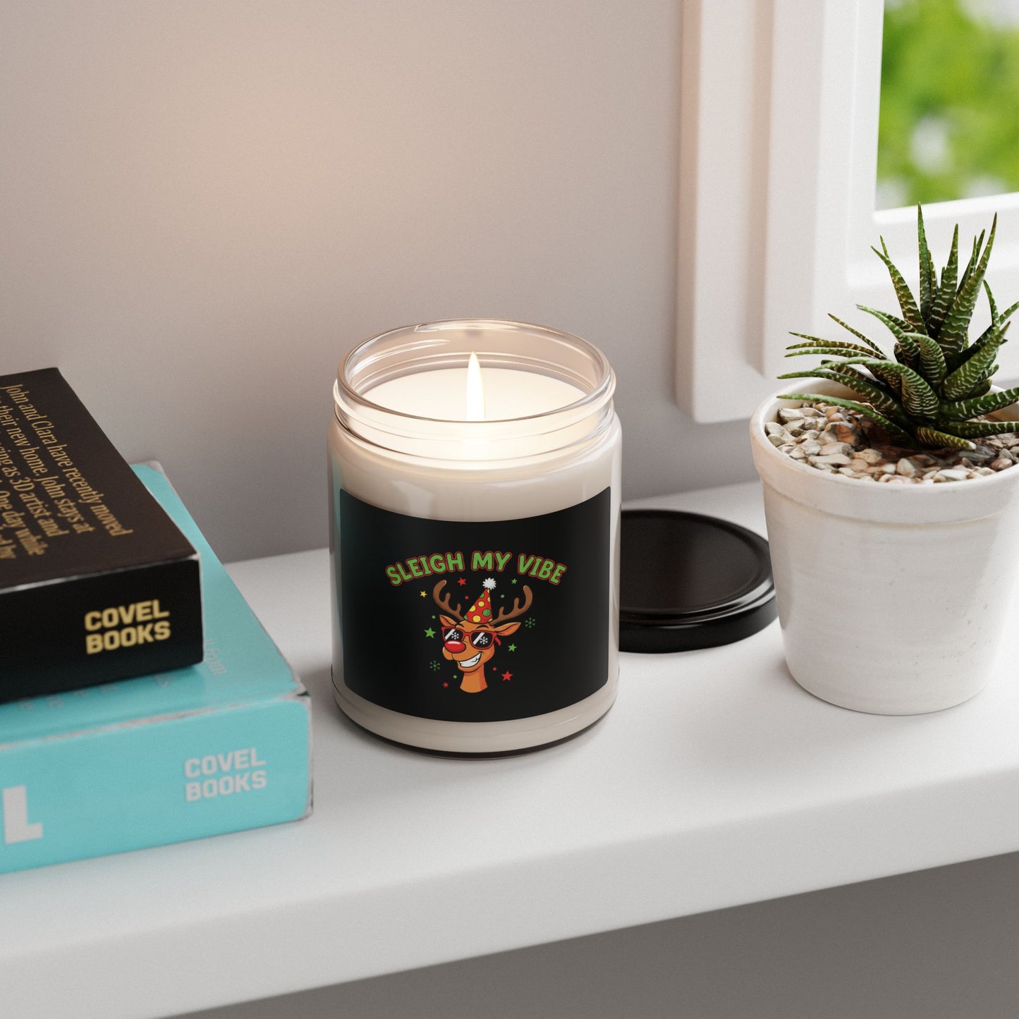 Sleigh My Vibe Candle, Soy 9oz | Ugly Christmas Sweater Party Scent