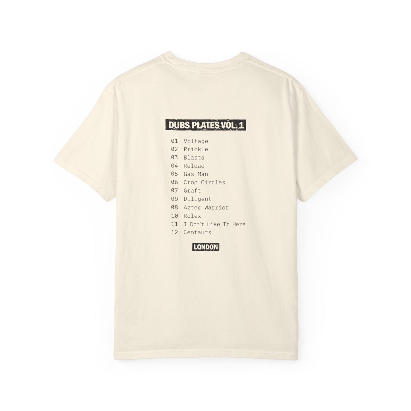 Dubs Plates Vol. 1 | Label Stamp Tracklist T-Shirt