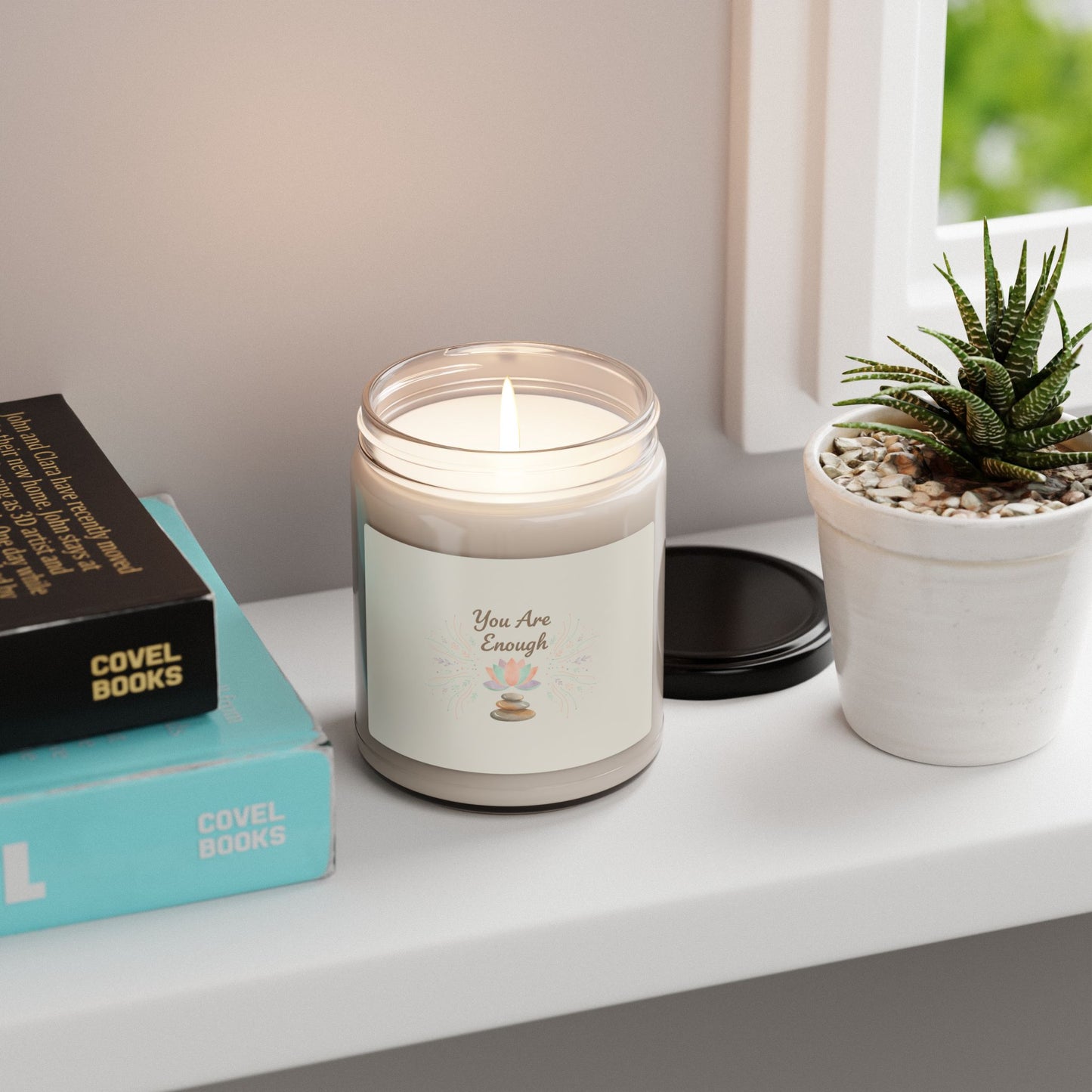 You Are Enough Soy Candle | Affirmation Candle, Mindfulness Wellness