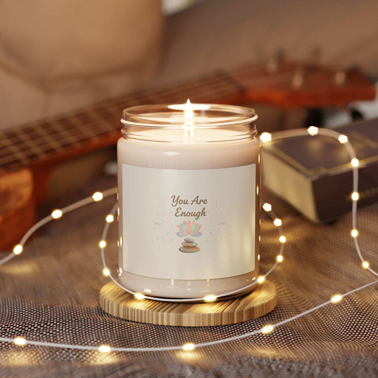 You Are Enough Soy Candle | Affirmation Candle, Mindfulness Wellness