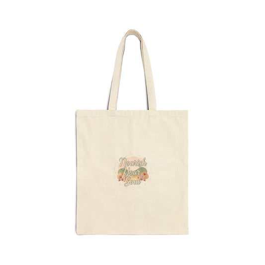 Nourish Your Soul Tote | mindfulness affirmation, wellness accessory