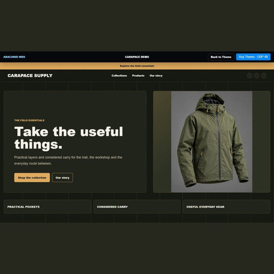 CARAPACE – Shopify Theme