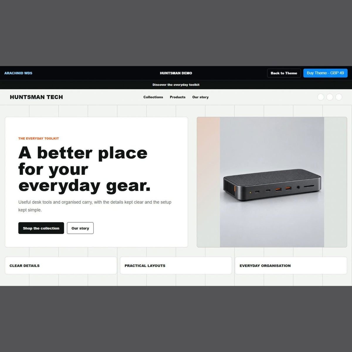 HUNTSMAN – Shopify Theme