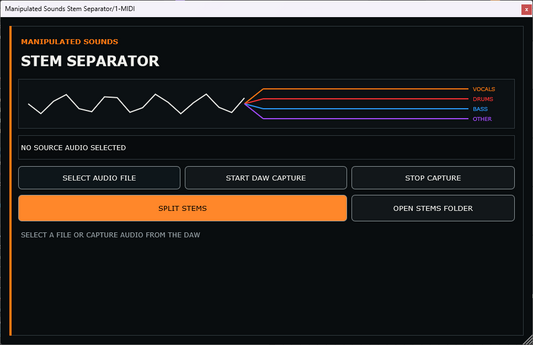 Manipulated Sounds Stem Separator – VST3