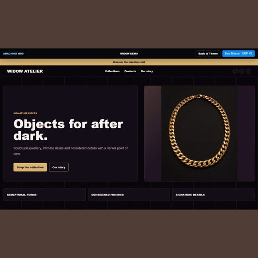 WIDOW – Shopify Theme