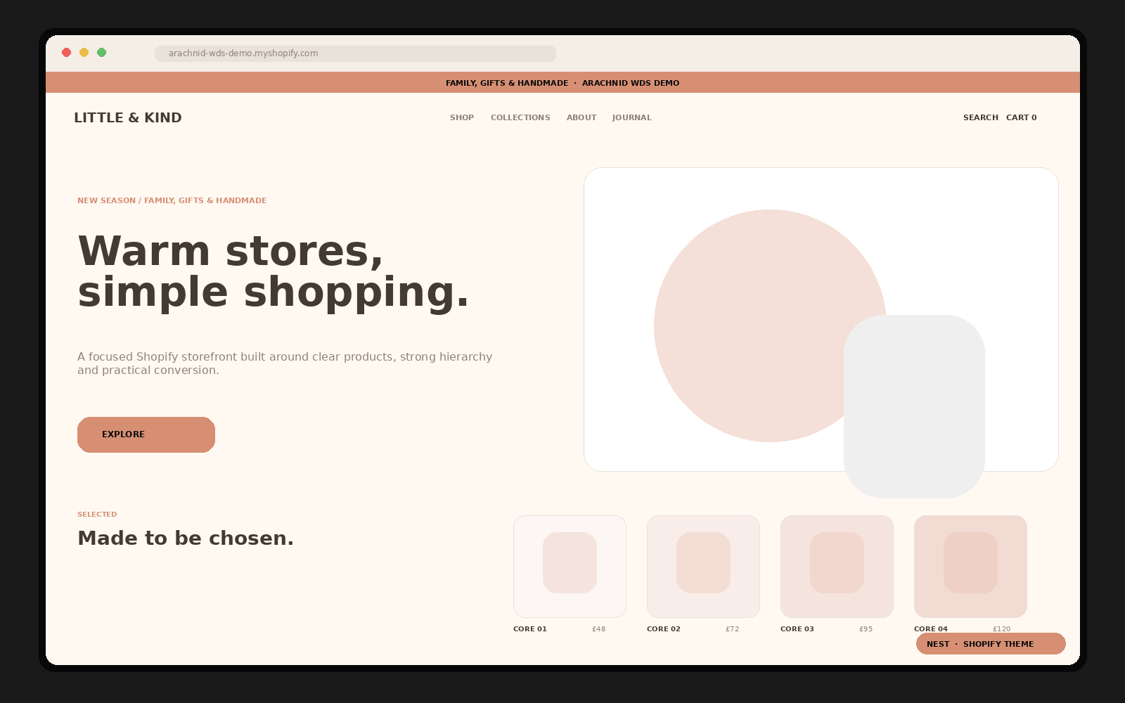 NEST – Shopify Theme Shopify theme preview
