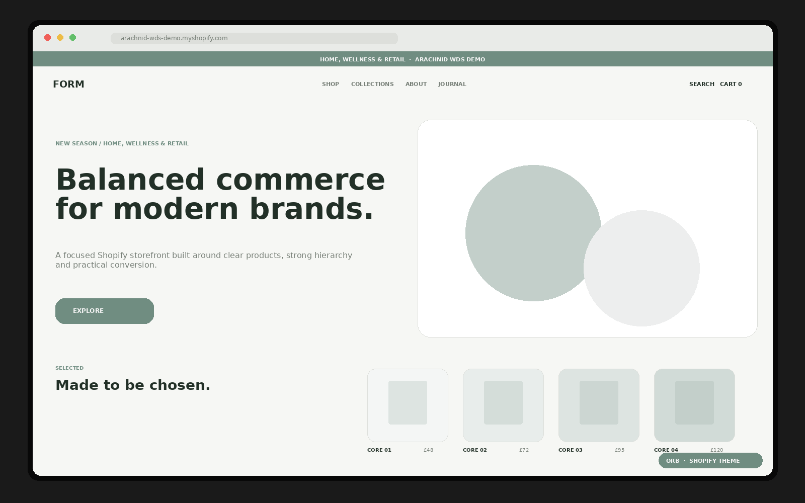ORB – Shopify Theme Shopify theme preview