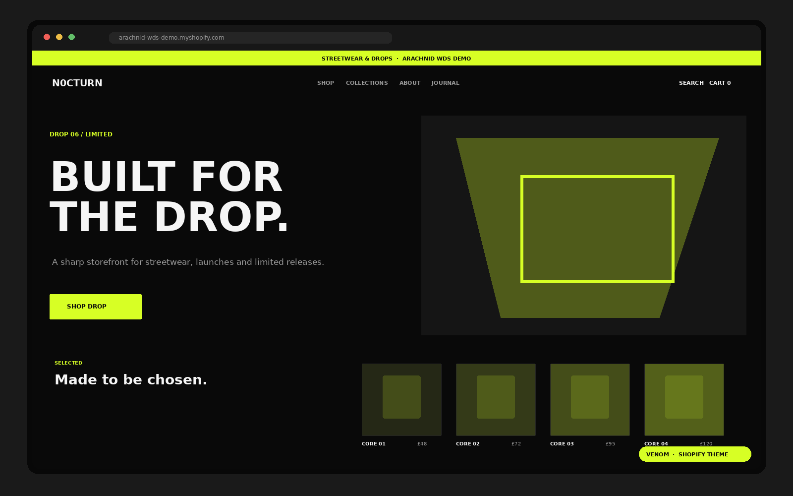 VENOM – Shopify Theme Shopify theme preview